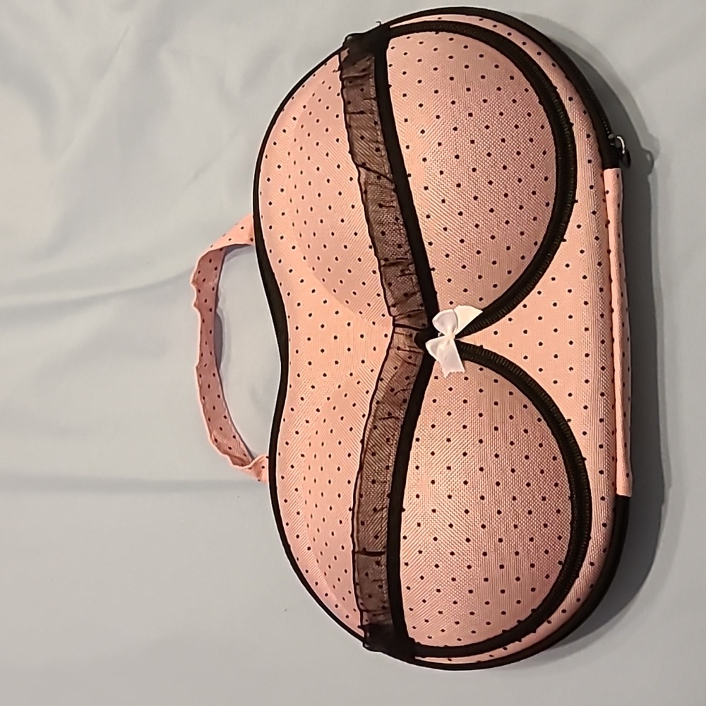 Travel bra and undergarment case.